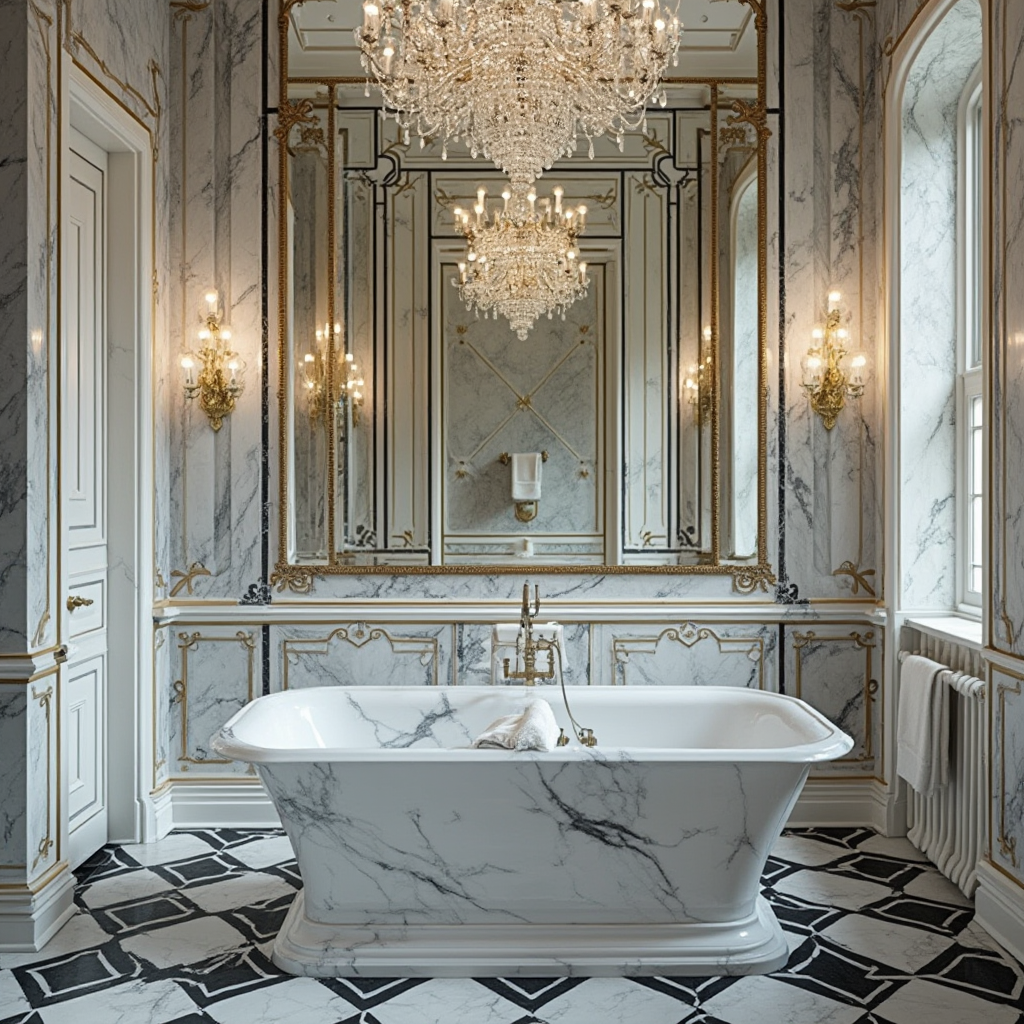 Łazienka glamour – 5 pomysłów na elegancką aranżację