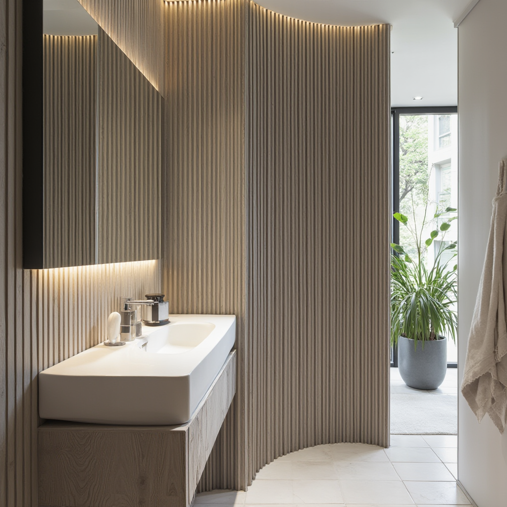 Lamele w łazience – modne i praktyczne rozwiązania