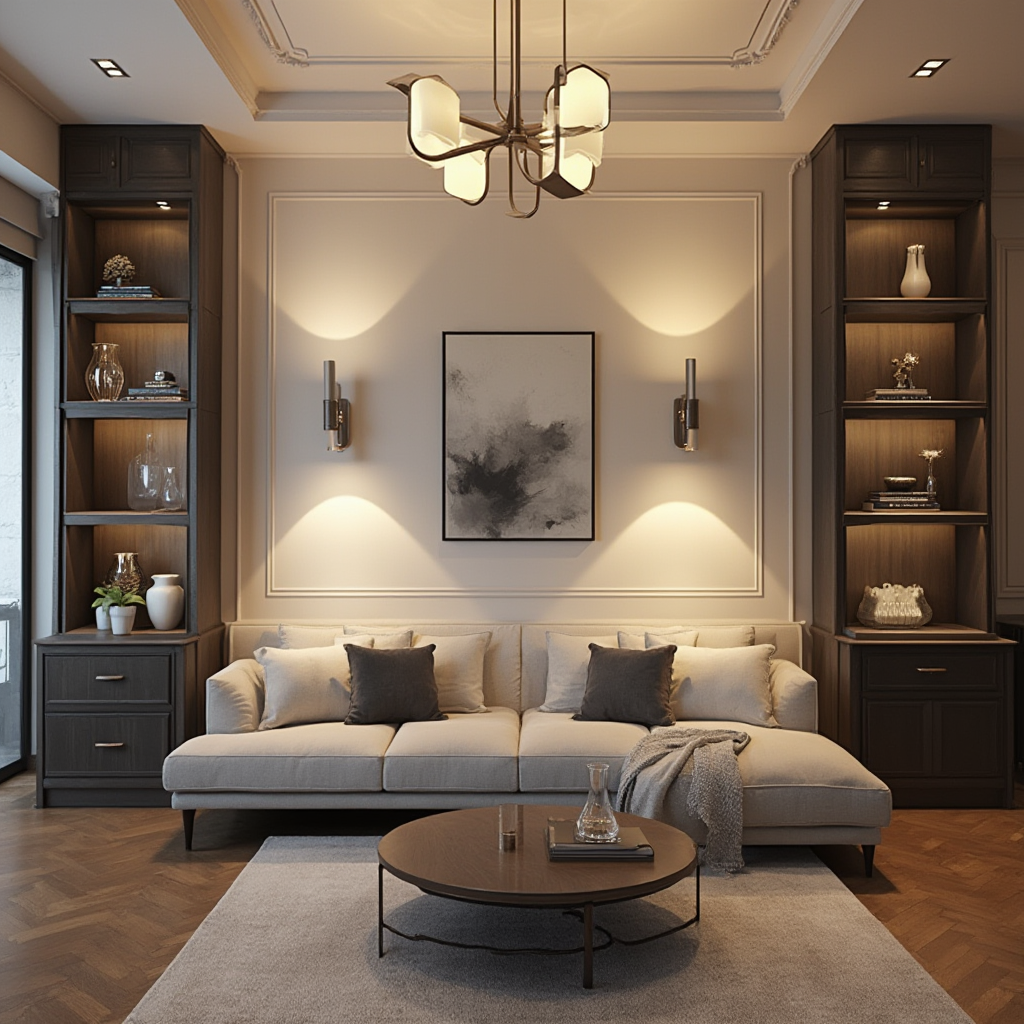 Oświetlenie do salonu – jak je prawidłowo rozplanować?